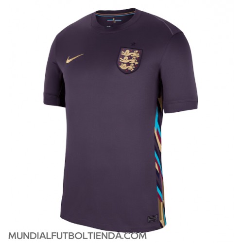 Camiseta Inglaterra Segunda Equipación Replica Eurocopa 2024 mangas cortas